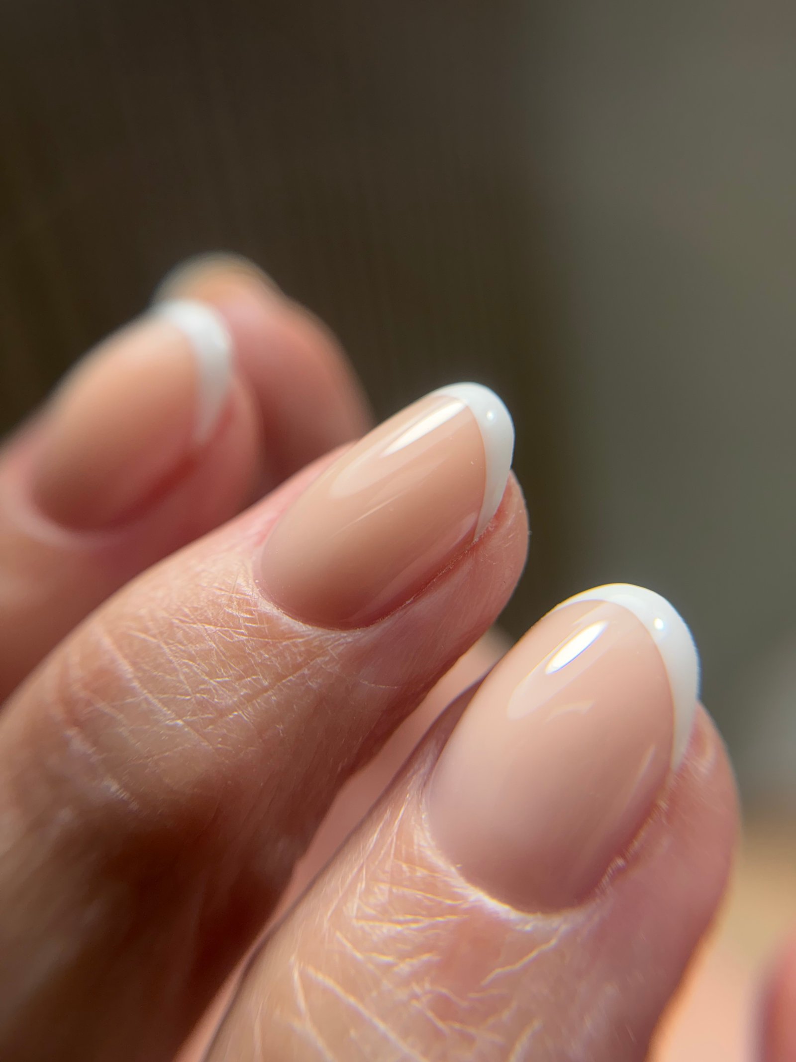 First-time client Russian Manicure with rubber base