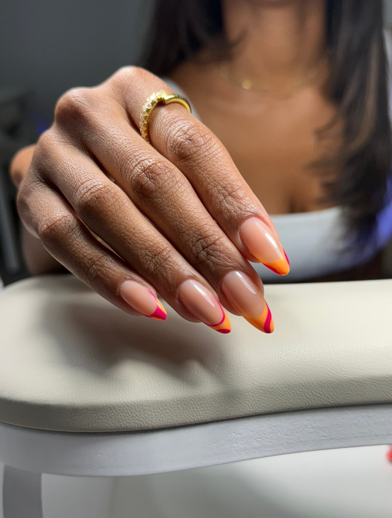 Russian Manicure with Apres Gel-X extensions