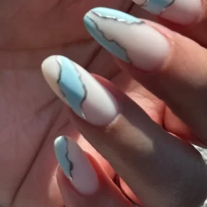 Design hand painted/one nail